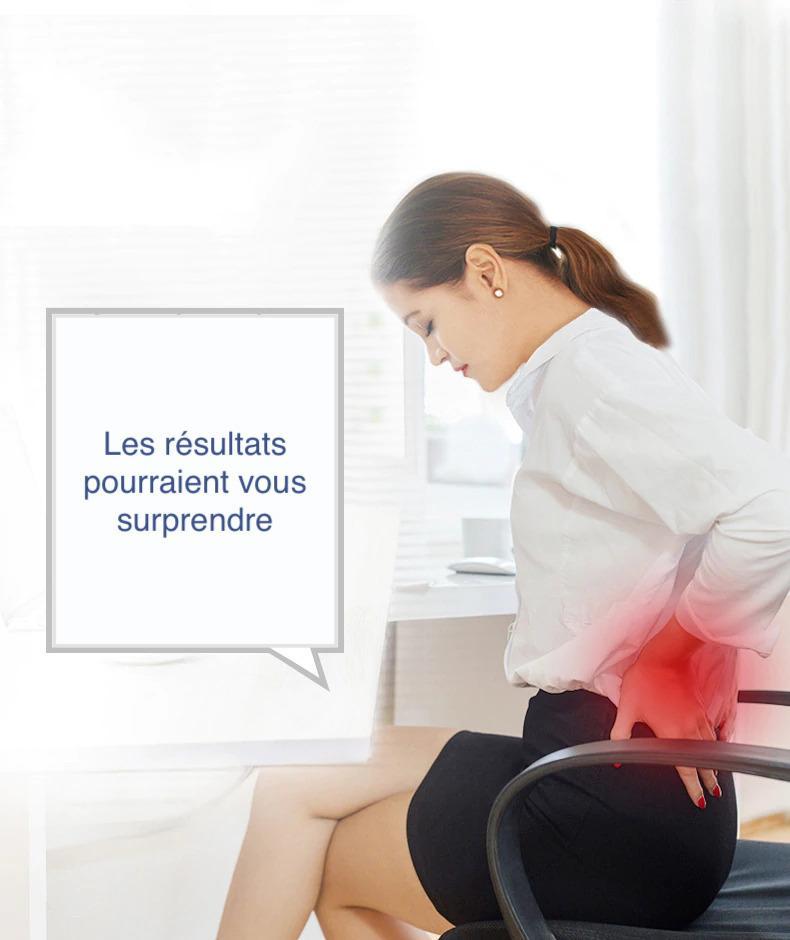 Coussin de confort dorsal ORTHOPERI avec mémoire de forme
