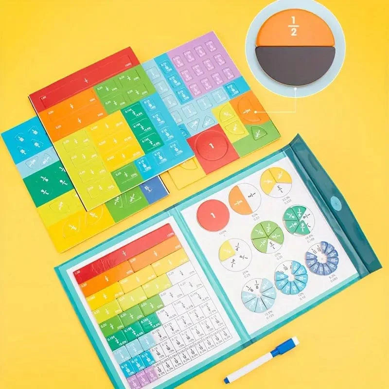 Jeu Éducatif des Fractions - Mathématiques pour Enfants