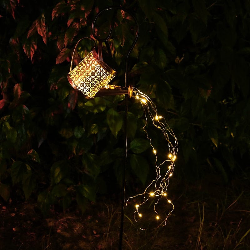 Lanterne Solaire Extérieur Arrosoir - Maman Cadeau