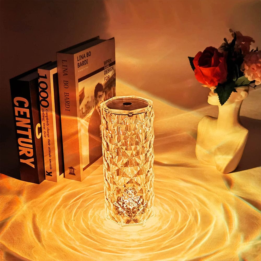 Lampe en Cristal Magique à Contrôle Tactile