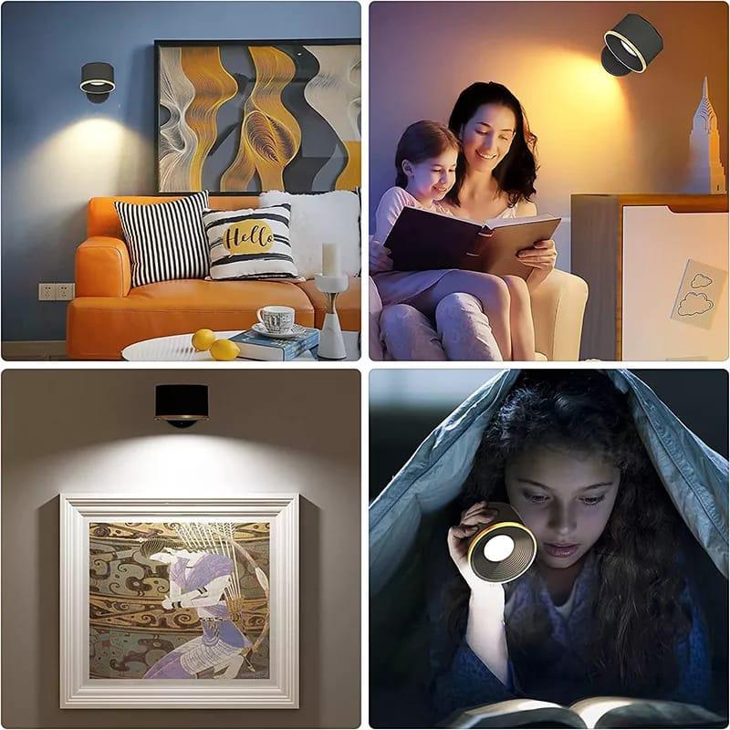 Lampe sans fil Orientable Portative