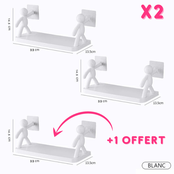 Support de rangement ultra résistant cuisine et salle de bain