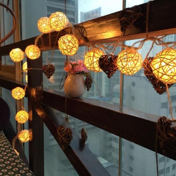 Guirlande Lumineuse Boule en LED décorative