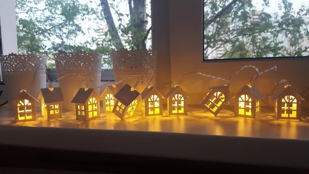 Guirlande Lumineuse Boule Maisonnettes