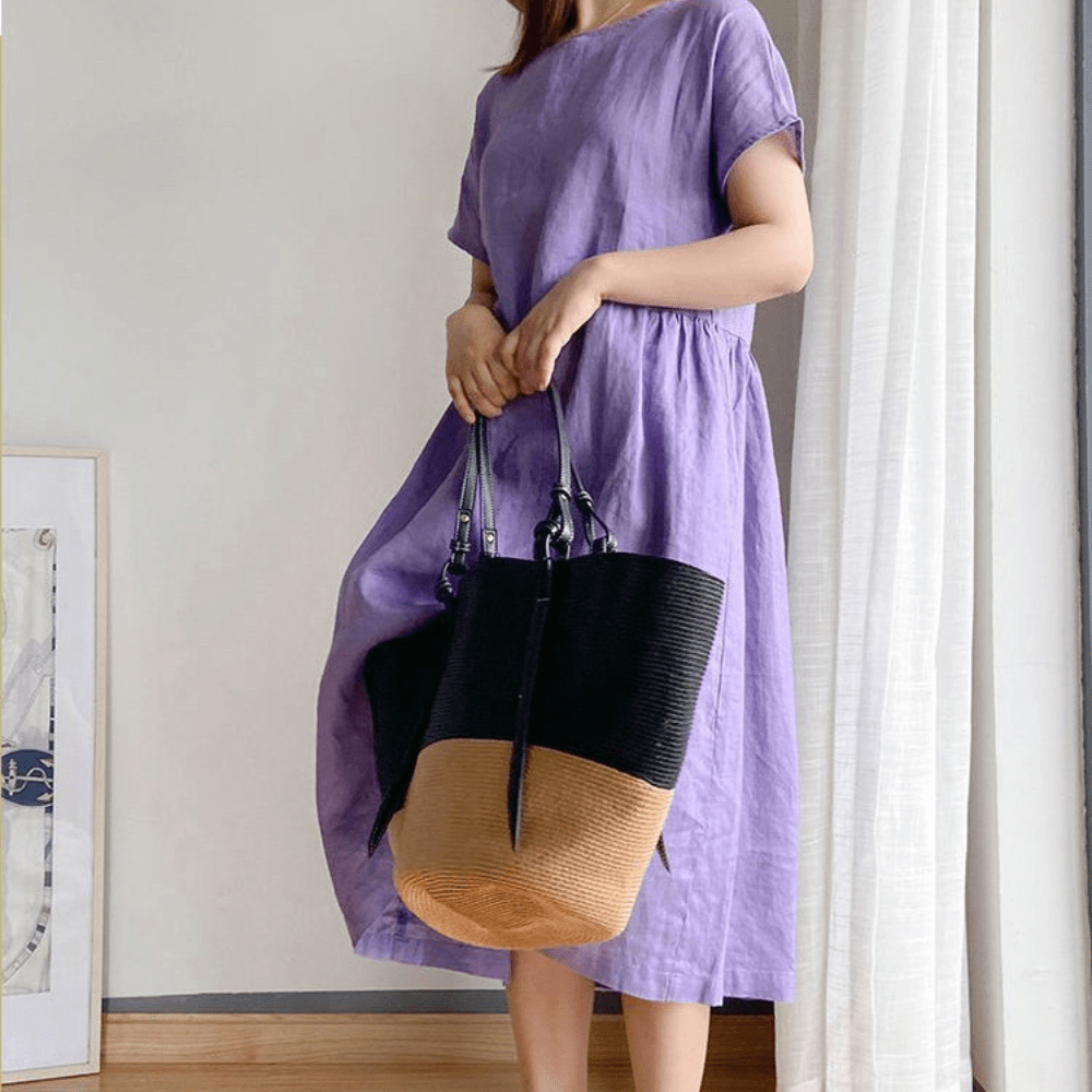 Robe Mi-Longue Élégante et Confortable pour Femme