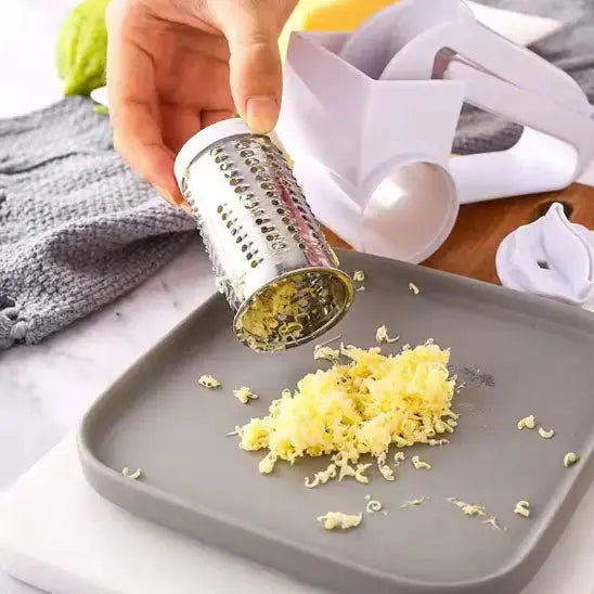 Râpe Manuelle à Tambour Rotatif - Fromage et Légumes Meko France