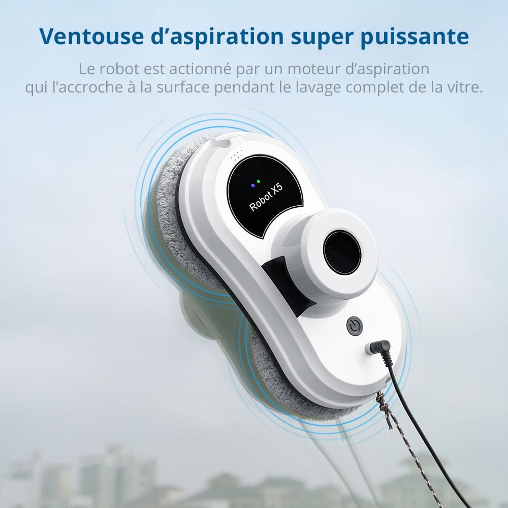 Robot laveur de vitre intelligent pour carreaux impeccables