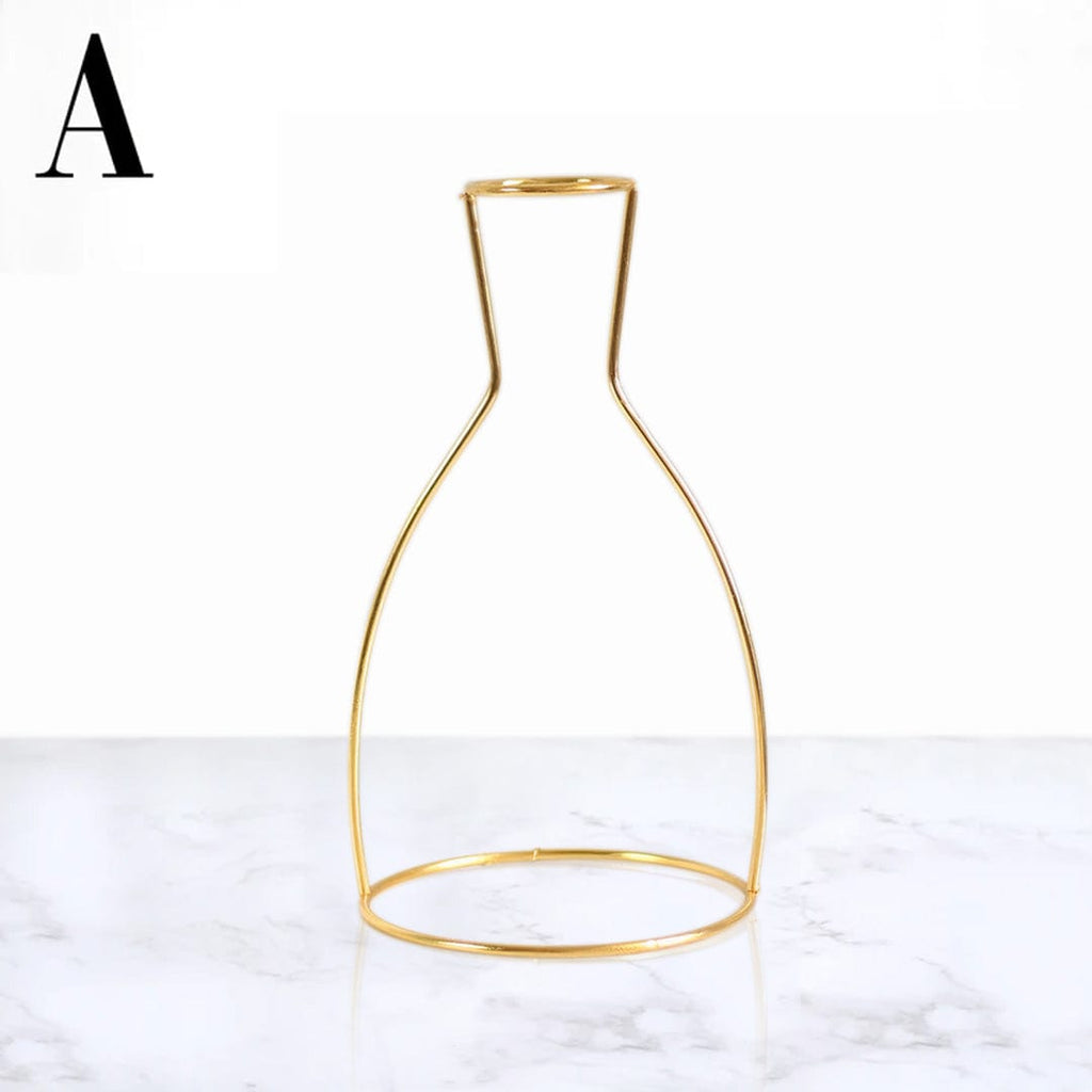 Vase Silhouette Gold - Design Moderne et Minimaliste
