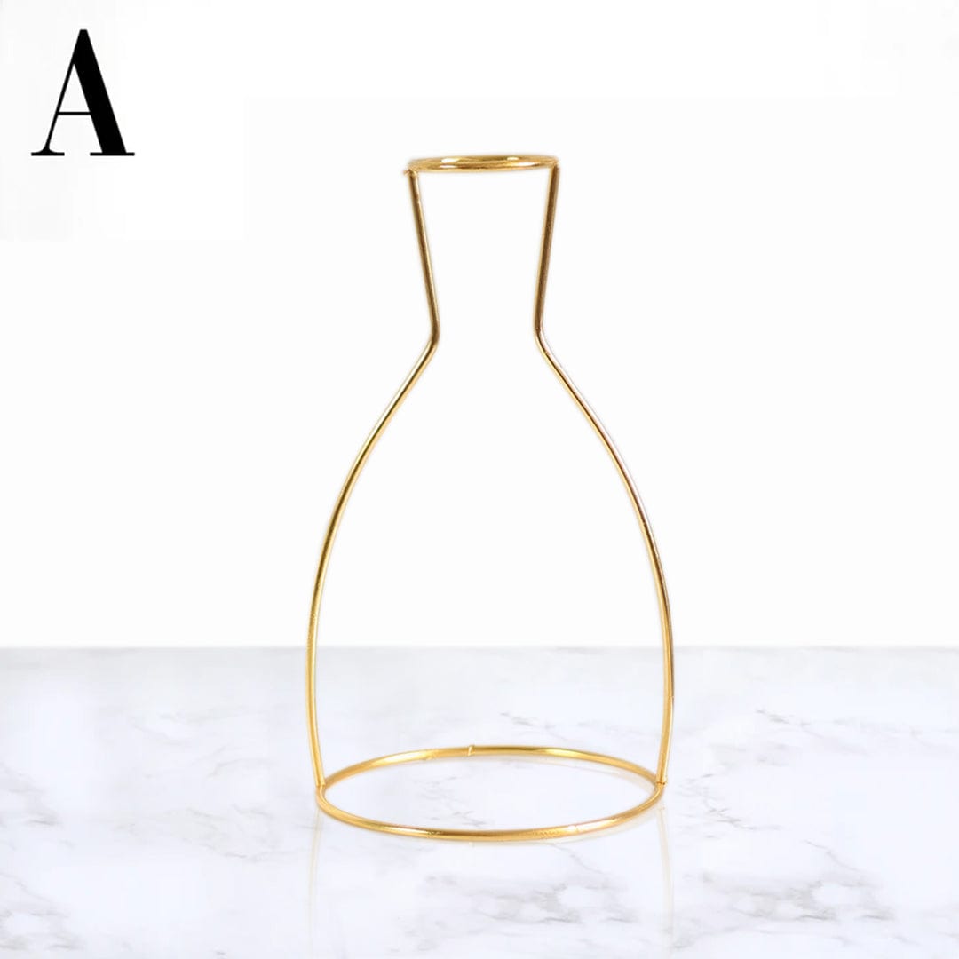 Vase Silhouette Gold - Design Moderne et Minimaliste