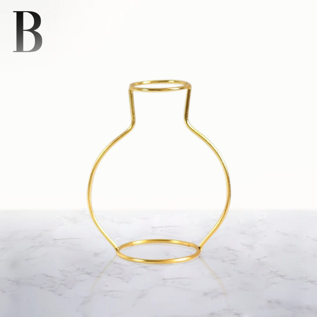 Vase Silhouette Gold - Design Moderne et Minimaliste