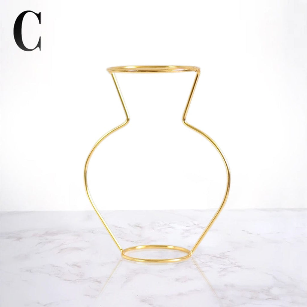 Vase Silhouette Gold - Design Moderne et Minimaliste