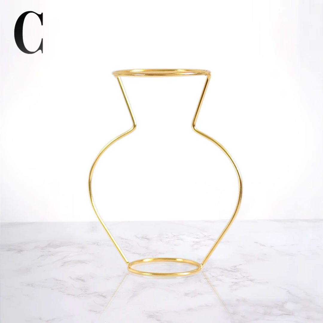Vase Silhouette Gold - Design Moderne et Minimaliste