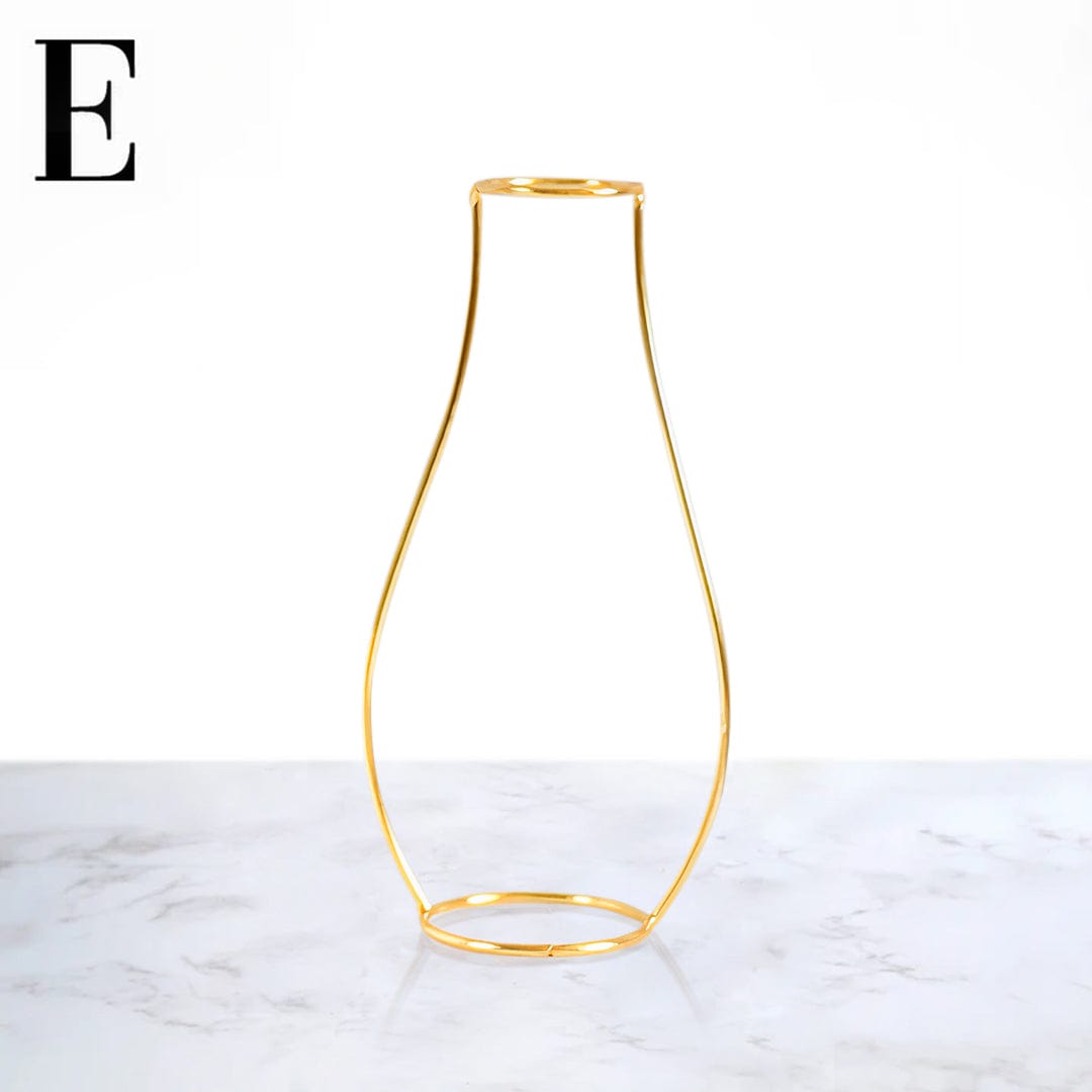 Vase Silhouette Gold - Design Moderne et Minimaliste