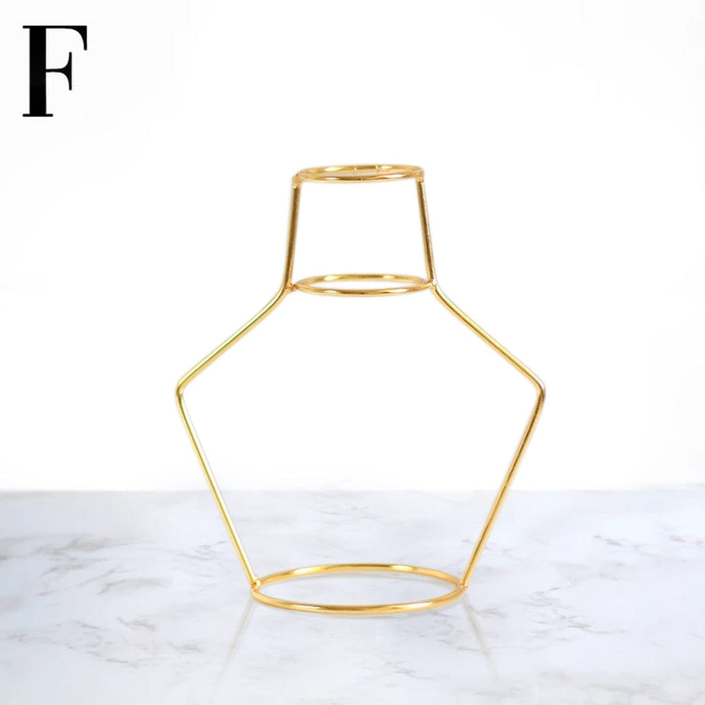 Vase Silhouette Gold - Design Moderne et Minimaliste