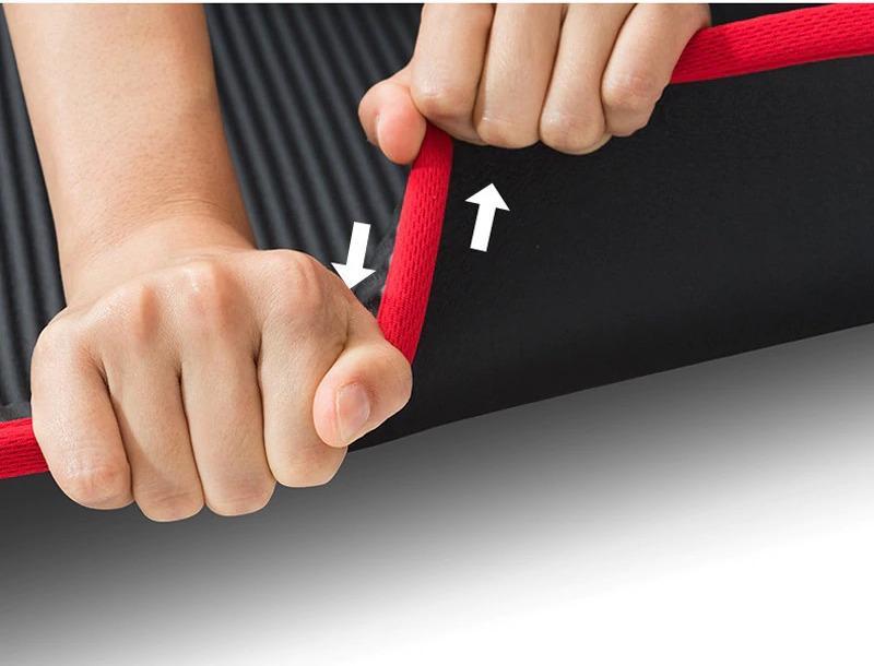 Tapis de yoga anti-dérapant épais avec accessoires